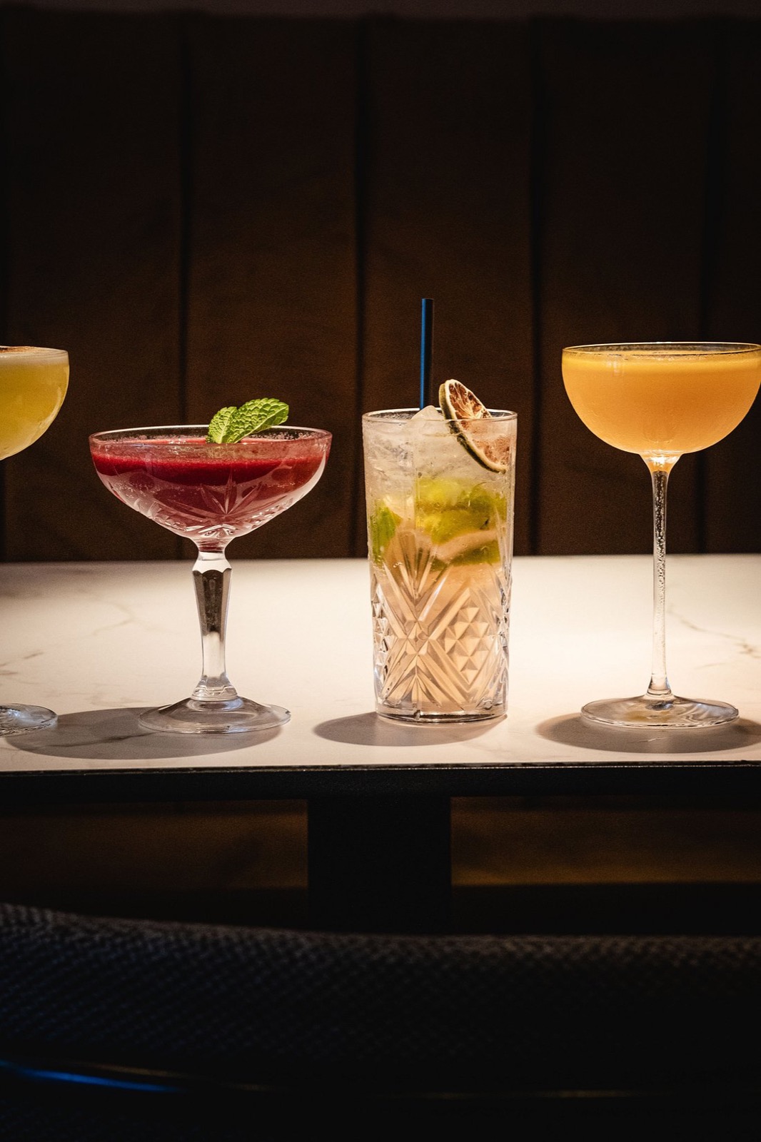 Cocktails signatures au bar du Bistroquet
