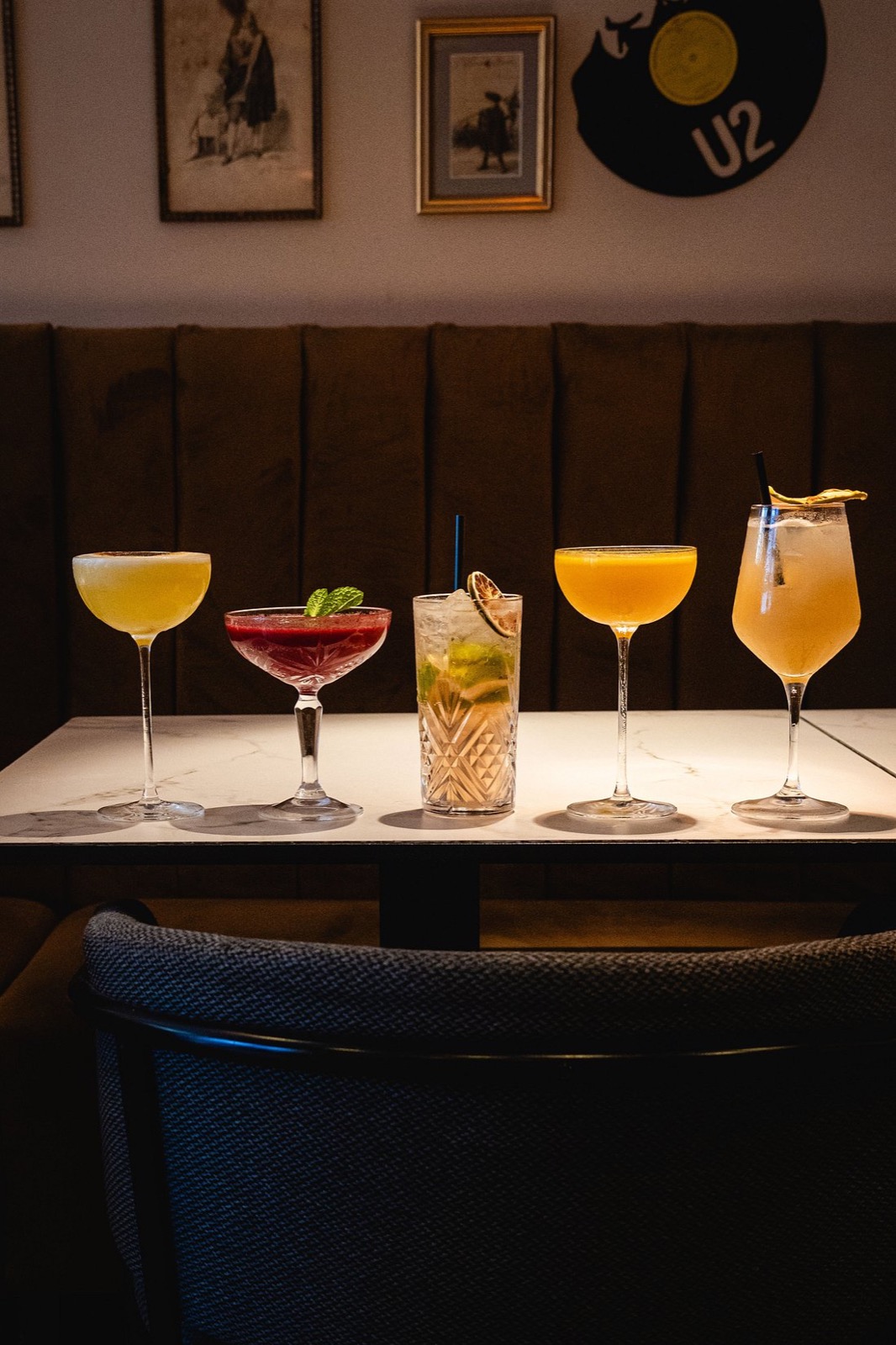 Les cocktails du bar